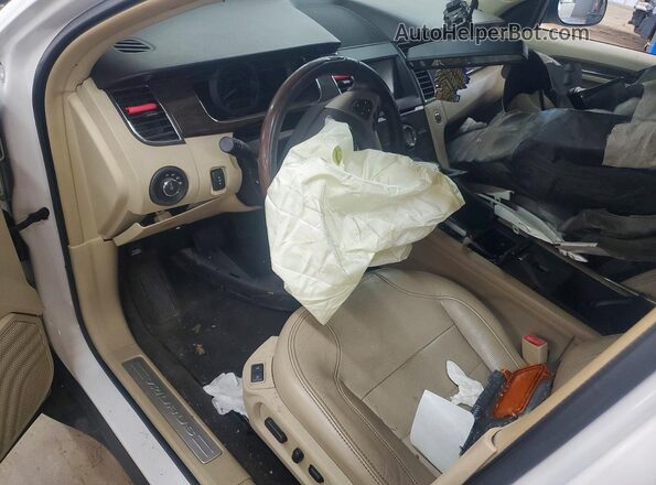 1FAHP2F85HG128542 2017 FORD TAURUS Белый Вид панели приборов
