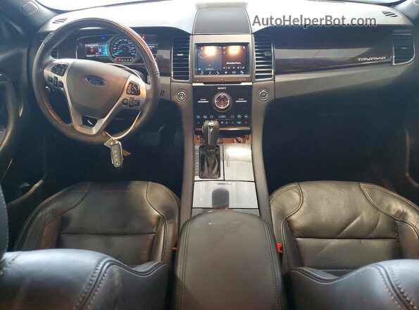 1FAHP2F85HG128993 2017 FORD TAURUS Синий Вид панели приборов
