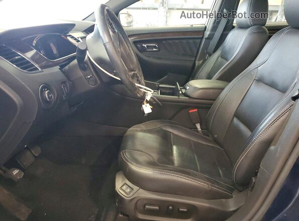 1FAHP2F85HG128993 2017 FORD TAURUS Синий Вид салона спереди