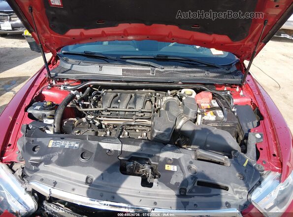 1FAHP2F87KG110406 2019 FORD TAURUS Red უკანა ხედი