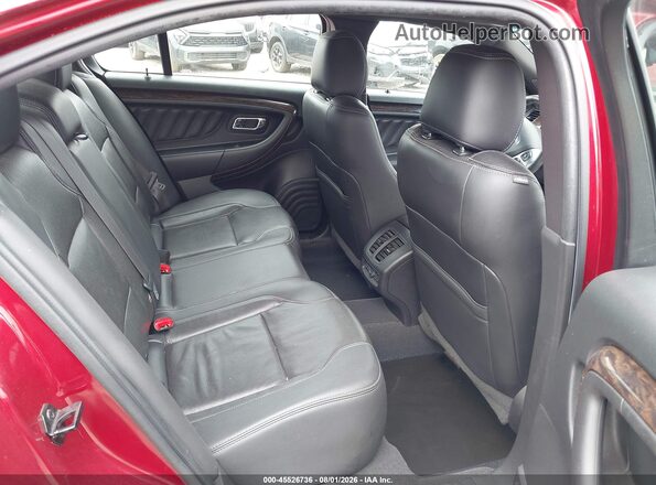 1FAHP2F87KG110406 2019 FORD TAURUS Red VIN კოდის სტიკერის ხედი