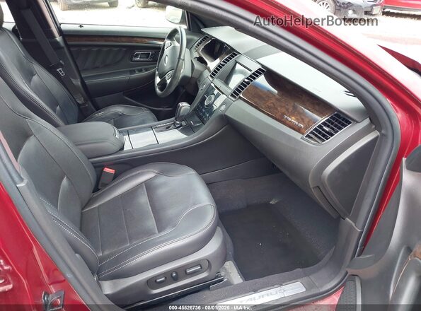 1FAHP2F87KG110406 2019 FORD TAURUS Red წინა სალონის ხედი