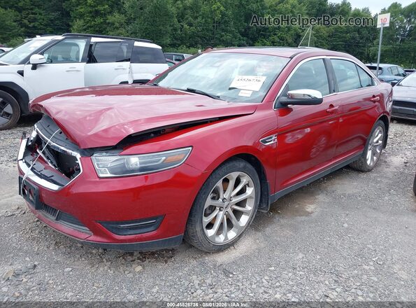 1FAHP2F87KG110406 2019 FORD TAURUS Red წინა მარცხენა ხედი სამი მეოთხედიდან