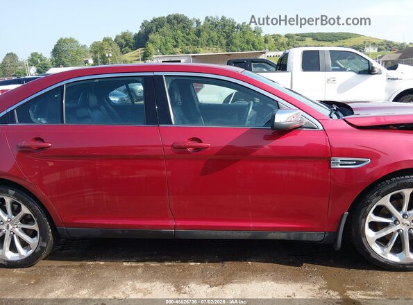 1FAHP2F87KG110406 2019 FORD TAURUS Red უკანა სალონის ხედი