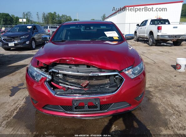 1FAHP2F87KG110406 2019 FORD TAURUS Red ხელსაწყოთა პანელის ხედი