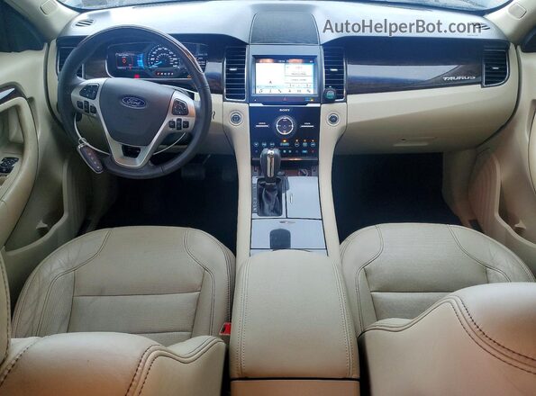 1FAHP2F8XGG140278 2016 FORD TAURUS Black Вид панелі приладів