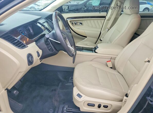 1FAHP2F8XGG140278 2016 FORD TAURUS Black Вид салону спереду