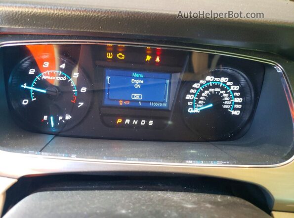 1FAHP2H80JG123591 2018 FORD TAURUS White Вид щитка приладів