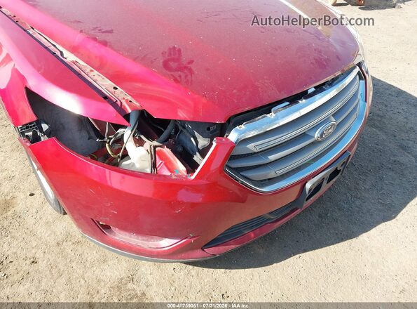 1FAHP2H81GG133586 2016 FORD TAURUS Темно-бордовый Вид спереди
