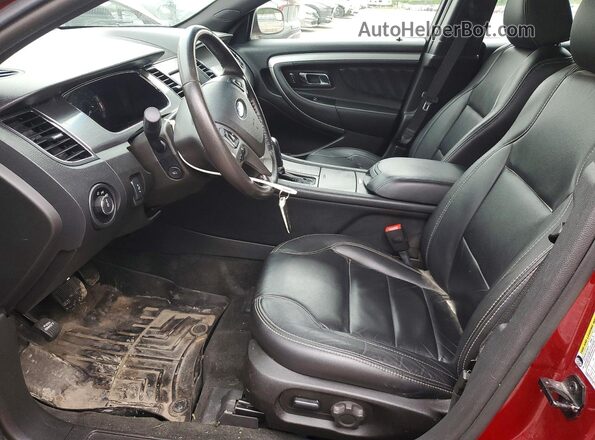 1FAHP2H83GG131421 2016 FORD TAURUS Красный Вид салона спереди