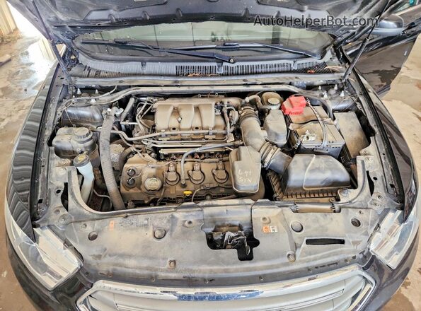 1FAHP2H86GG133308 2016 FORD TAURUS Black უკანა სალონის ხედი