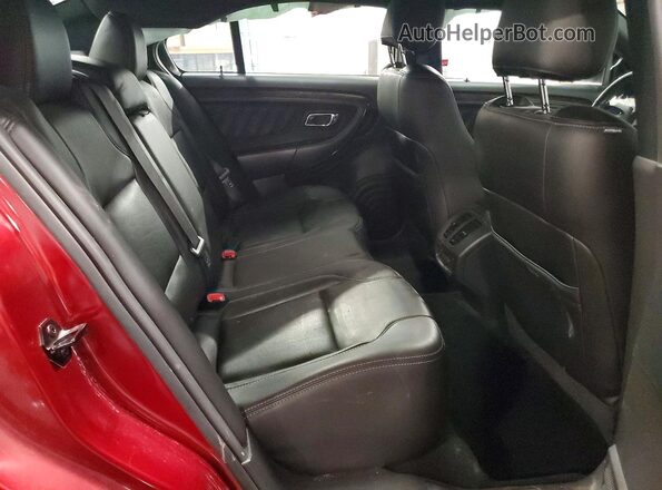 1FAHP2J82GG134417 2016 FORD TAURUS Red Rear seats view