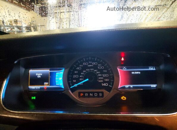 1FAHP2J84HG124506 2017 FORD TAURUS Black Սարքավորումների վահանակի տեսք