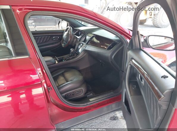 1FAHP2J89GG102354 2016 FORD TAURUS Red წინა სალონის ხედი