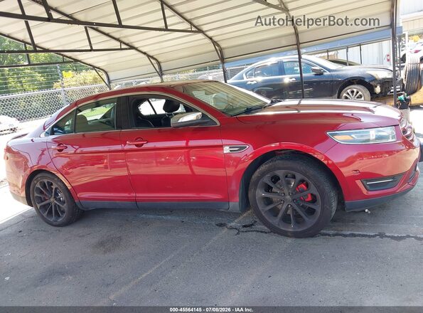 1FAHP2J89GG102354 2016 FORD TAURUS Red ხელსაწყოთა პანელის ხედი