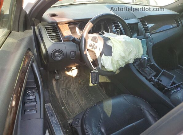 1FAHP2J89JG134096 2018 FORD TAURUS White Вид панелі приладів