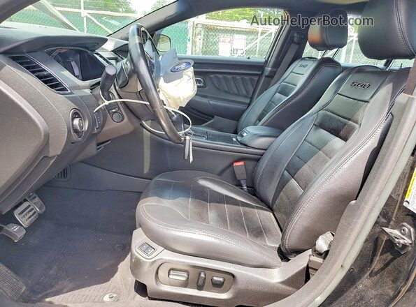 1FAHP2KT4JG143789 2018 FORD TAURUS Black Front interior view