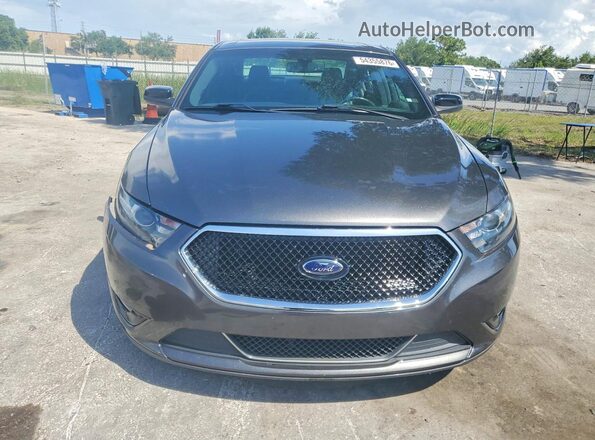 1FAHP2KT6GG130809 2016 FORD TAURUS Gray Вид спереду