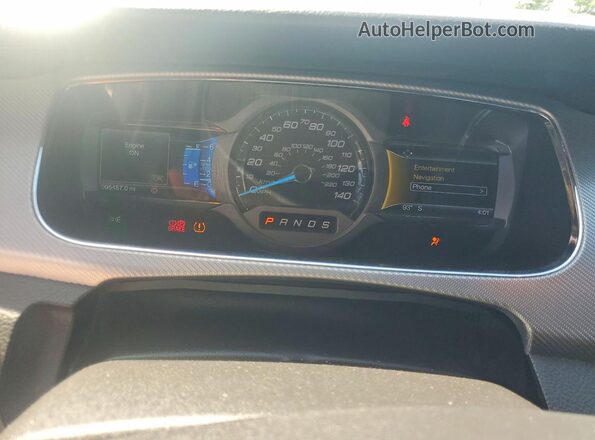 1FAHP2KT6GG130809 2016 FORD TAURUS Gray Вид щитка приладів