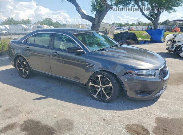 1FAHP2KT6GG130809 2016 FORD TAURUS Gray Передня права чверть