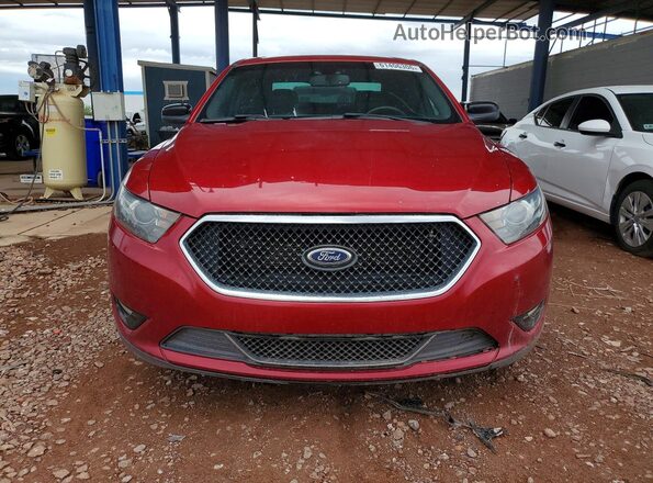 1FAHP2KT9GG123045 2016 FORD TAURUS Red წინა ხედი