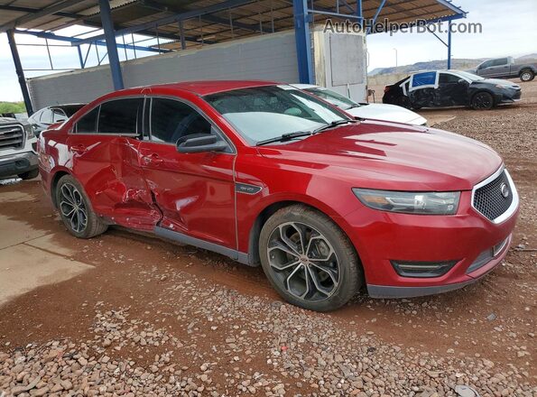 1FAHP2KT9GG123045 2016 FORD TAURUS Red წინა მარჯვენა