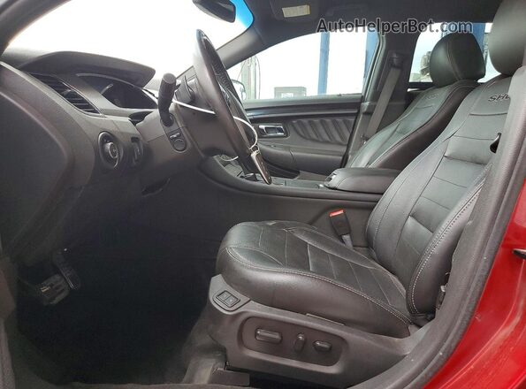 1FAHP2KT9GG123045 2016 FORD TAURUS Red წინა სალონის ხედი