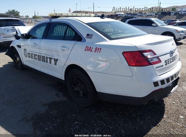 1FAHP2L81GG134504 2016 FORD POLICE INTERCEPTOR White Rear left