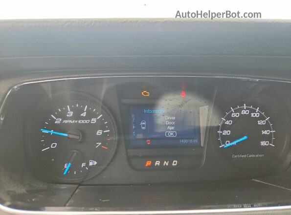 1FAHP2L88GG122446 2016 FORD TAURUS White Սարքավորումների վահանակի տեսք