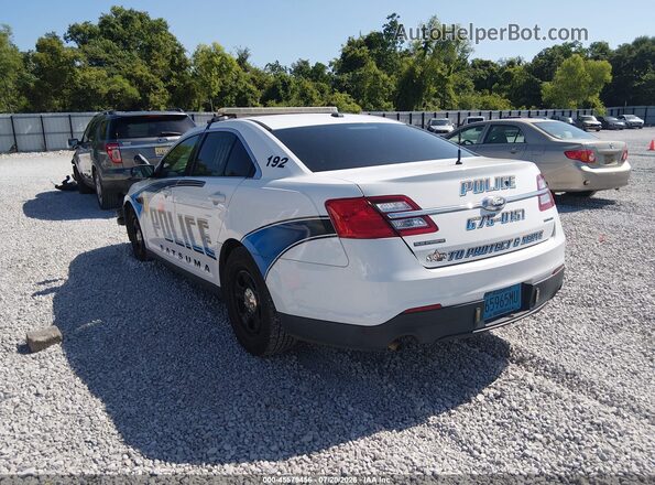 1FAHP2L88KG107860 2019 FORD POLICE INTERCEPTOR Белый Задняя левая четверть