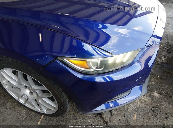 1FATP8EM0G5280038 2016 FORD MUSTANG Blue Widok z przodu