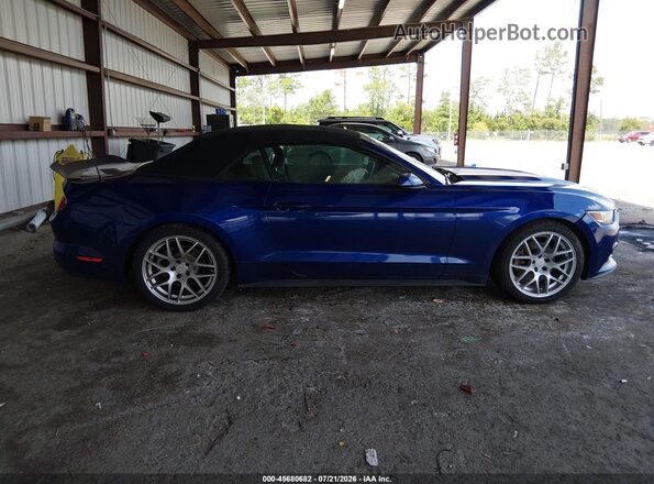 1FATP8EM0G5280038 2016 FORD MUSTANG Blue Widok wnętrza z tyłu