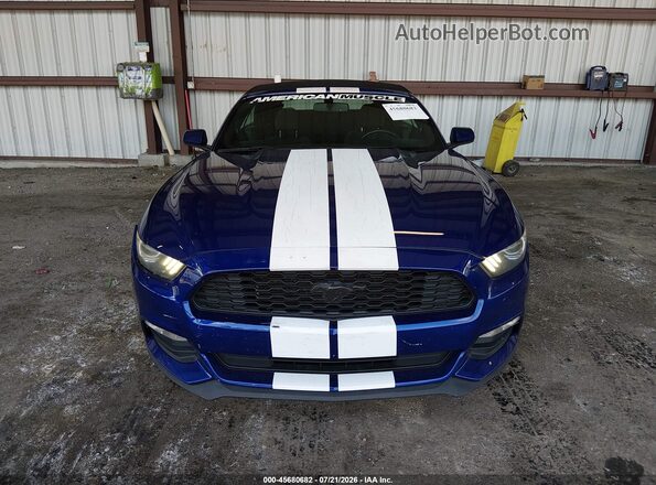 1FATP8EM0G5280038 2016 FORD MUSTANG Blue Widok zestawu wskaźników
