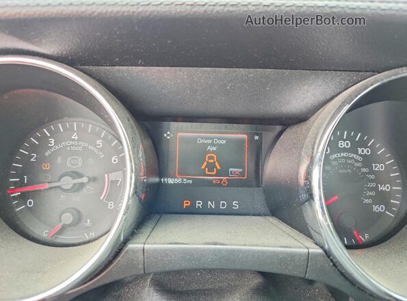 1FATP8EM3G5290806 2016 FORD MUSTANG White Vista del cuadro de instrumentos