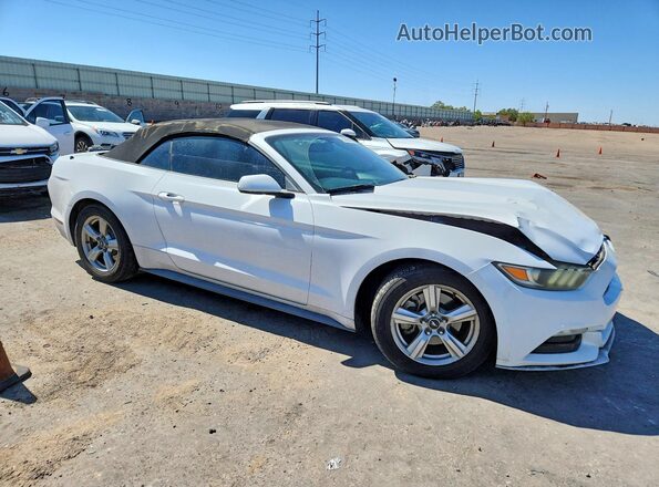 1FATP8EM3G5307104 2016 FORD MUSTANG White Передня права чверть