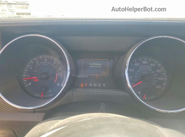 1FATP8EM4G5334702 2016 FORD MUSTANG Белый Вид щитка приборов