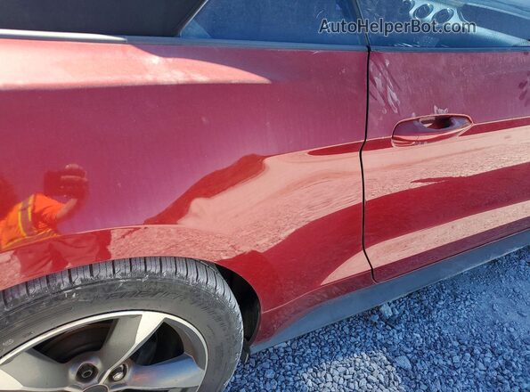 1FATP8EM6G5257623 2016 FORD MUSTANG Red Widok tylnych siedzeń