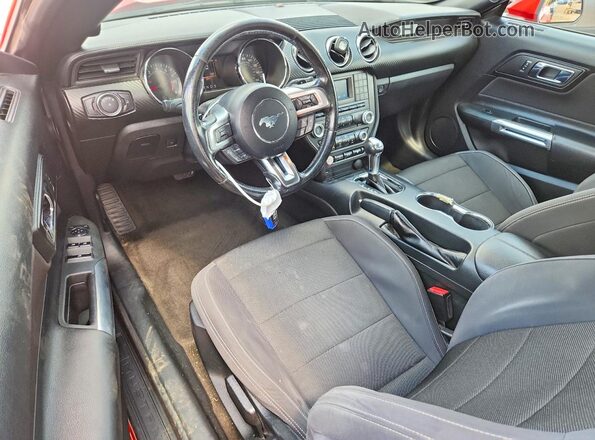 1FATP8EM6G5304424 2016 FORD MUSTANG Red Dashboard view