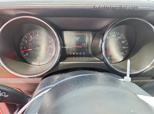 1FATP8EM6G5304424 2016 FORD MUSTANG Red Instrument cluster view