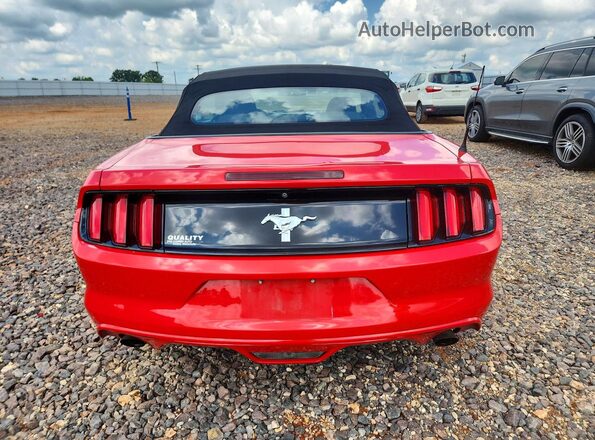 1FATP8EM6G5304424 2016 FORD MUSTANG Red Rear view