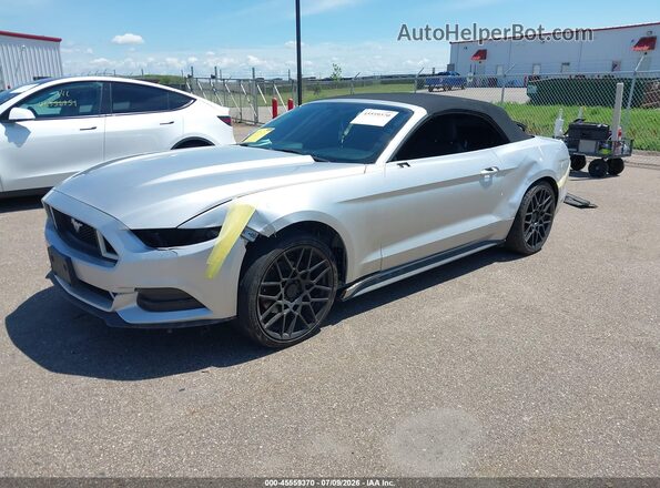 1FATP8EM6G5334653 2016 FORD MUSTANG Silver Передня ліва чверть