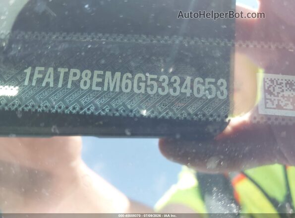 1FATP8EM6G5334653 2016 FORD MUSTANG Silver Вид підкапотного простору