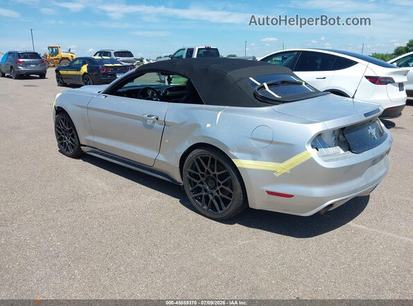 1FATP8EM6G5334653 2016 FORD MUSTANG Silver Задня ліва чверть