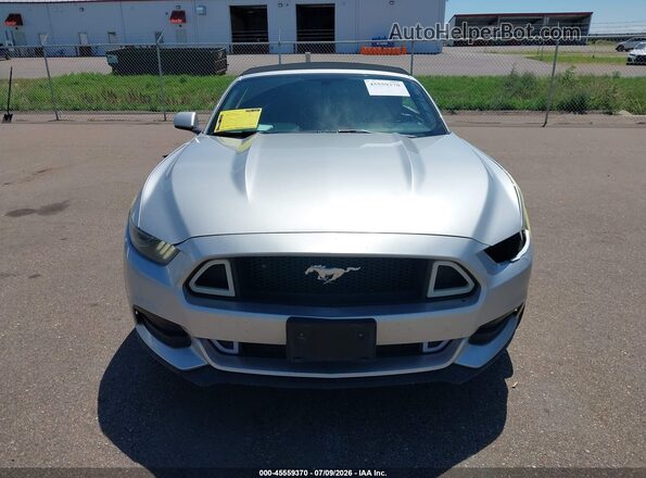1FATP8EM6G5334653 2016 FORD MUSTANG Silver Вид задньої частини салону