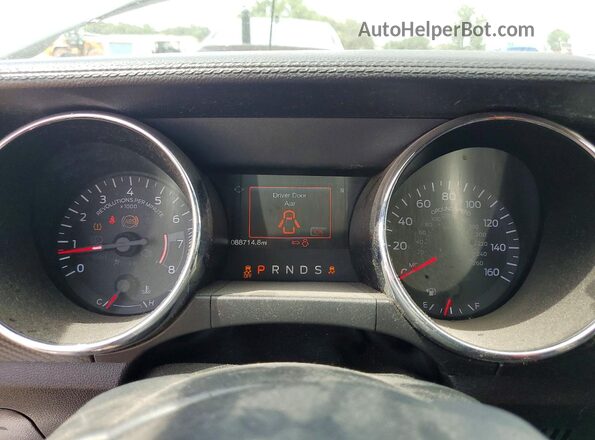1FATP8EM7G5227076 2016 FORD MUSTANG Серебряный Вид щитка приборов