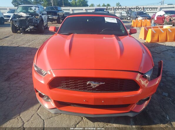 1FATP8EM8G5307714 2016 FORD MUSTANG Оранжевый Вид щитка приборов