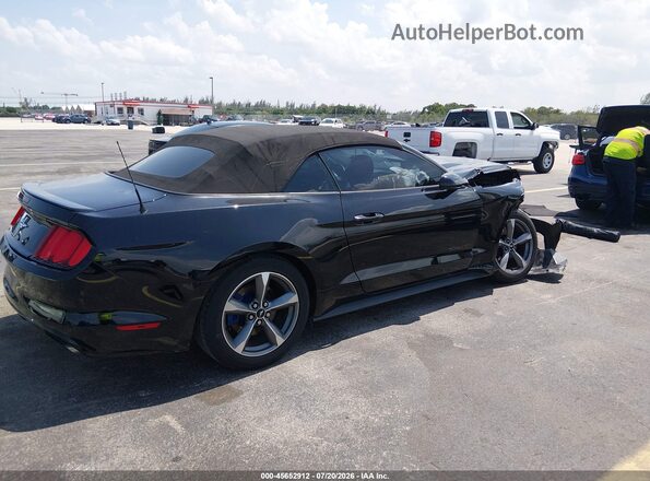1FATP8EM8H5264106 2017 FORD MUSTANG Black Задня права чверть