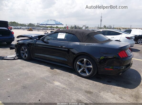 1FATP8EM8H5264106 2017 FORD MUSTANG Black Задня ліва чверть