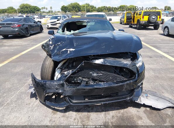 1FATP8EM8H5264106 2017 FORD MUSTANG Black Вид щитка приладів