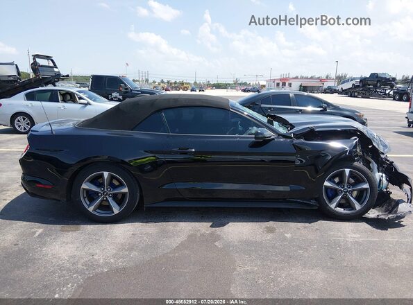 1FATP8EM8H5264106 2017 FORD MUSTANG Black Вид задньої частини салону